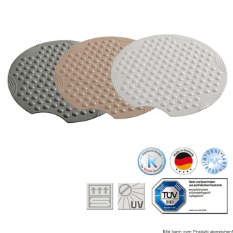 Duscheinlage TecnoPlus rund 55cm Farbe: beige