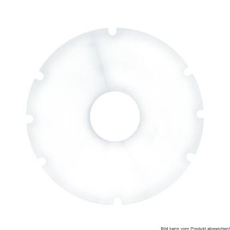 Speichenschutz 24 Zoll mit 8 Aussparungen, transparent, mit Befestigungsmaterial
