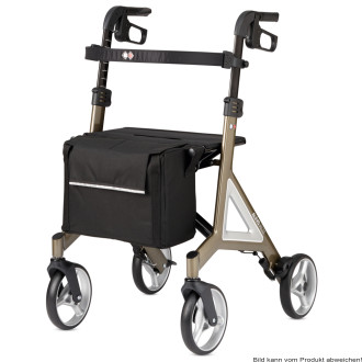 Rollator ALEVO ALU mit Rückengurt und Tasche Farbe: nachtblau