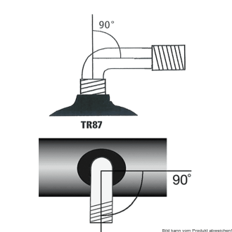 Schlauch für Elektro-Rollstuhl 5.30/4.50-6" TR87 AV 90/90°