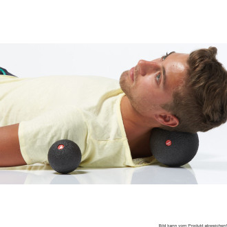 Blackroll Massageball, schwarz 12 cm