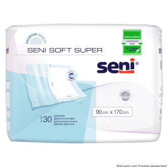 Bettschutzunterlagen Seni Soft Super mit Flügel 90x170(1 Karton: 4 x 30 Stück)