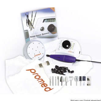 PROMED The File 620 deluxe Manikür- und Pedikürgerät, 40 Zubehörteile