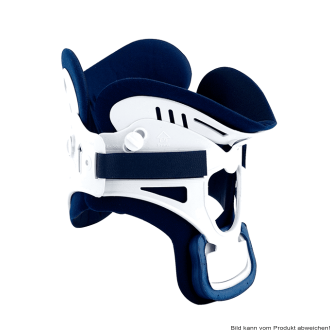 Cervicalorthese Schalen-Set Miami J,weiß-grau-blau Ausf.: extra kurz