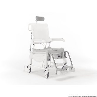 Dusch- und Toilettenrollstuhl AQUATEC OCEAN VIP ERGO mit Topf,Halter,Softsitz