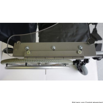 Therapietisch halb abklappbar, 8 mm Polycarbonat, beidseitig verwendbar