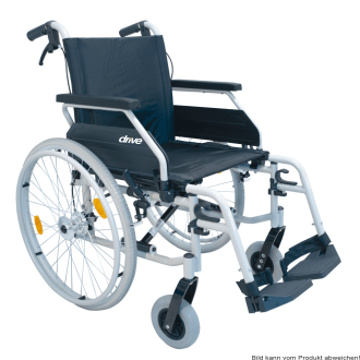 Rollstuhl Ecotec 2G, Steckachse, silber, max. 130 kg SB 38 cm