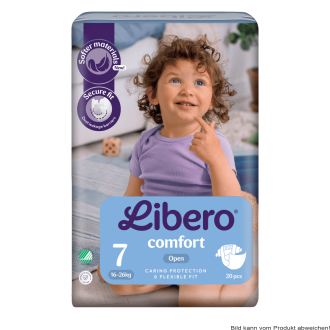 Kinderwindel Libero Comfort XL Plus Gr.7, 16-26 kg (1 Karton: 6 x 20 Stück)