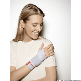 Handgelenkbandage MANUDYN, platinum Gr. L links