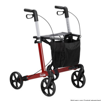 Rollator vital classic, inkl. Stofftasche, max 150 kg bel. Farbe: eisblau SH 54 cm